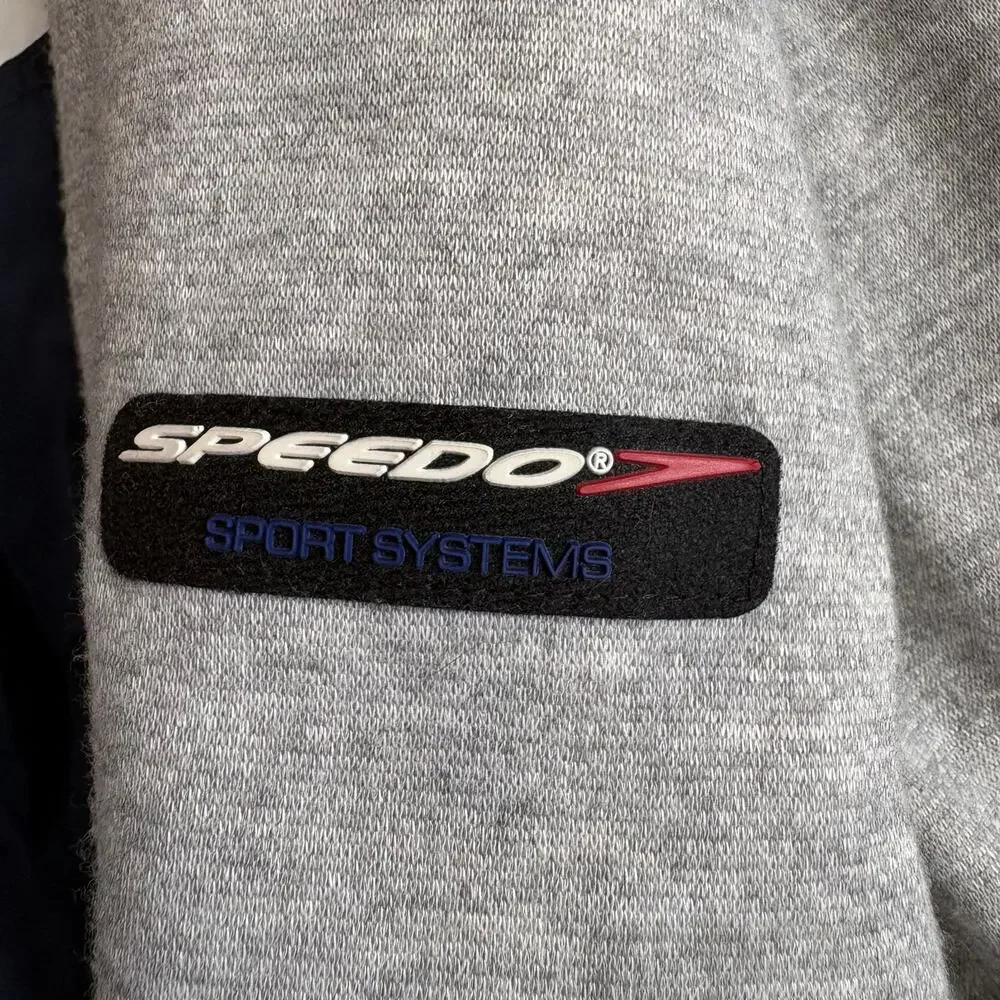 Speedo Sport Systems Insulated‎ Hooded Men’s M Dark Blue Jacket Zip Front